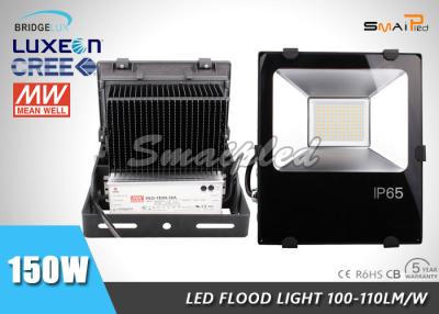 China Weatherproof Wall Mounted Outdoor LED Flood Lights 150 Watt IP65 100-110LM/W for sale