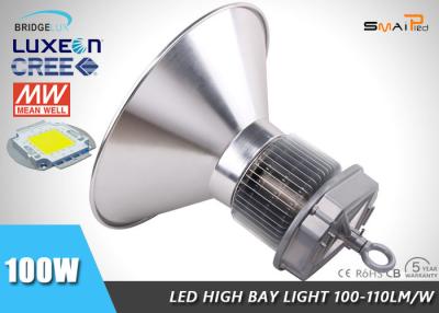 China 45° 100W Industrial High Bay LED Lighting 50Hz - 60Hz , Indoor Led Highbay Lamp for sale