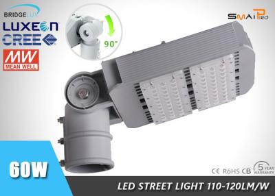 China Exterior 60W High Power LED Street Light Fixtures 120LM/W Approved SAA for sale