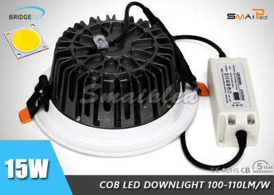 China Waterproof Recessed LED Downlights , Aluminum COB LED Down Lamp Ra>80 for sale