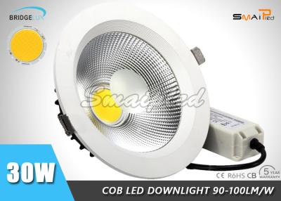 China COB Recessed LED Downlights , 30W 8 Inch LED Downlight For Ceiling for sale