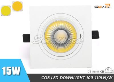 China Ultra - bright Highest Recessed LED Ceiling Downlights 15Watt 100lm / w CRI 85 for sale