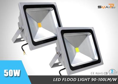 China High Luminous 50w Outdoor LED Flood Lights White 2500 - 10000K / 4500 - 5000LM for sale