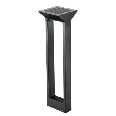 China Garden Yard Garden Bollard Light Singleend Solar Led Cube 4 Way Waterproof Outdoor Led Bollard Light for sale