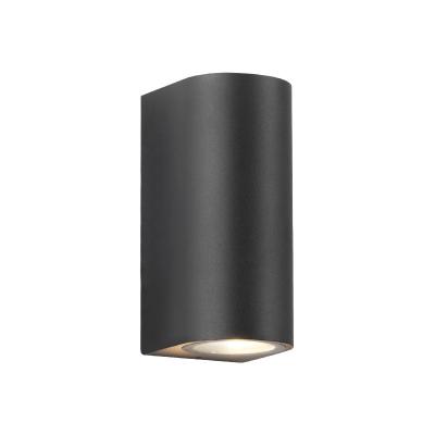 China GU10 Tempered Glass Wall Light IP65 Aluminum Modern Outdoor Mount Landscape Sconce Garden Indoor Outdoor Wall Lamp for sale