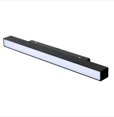 China Modern Recessed Magnetic Linear Track Light 48V Rail Spotlight Surface Track Light 18W Led Magnetic Track Light for sale