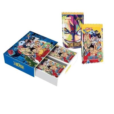 China Anime Original Japanese Anime One Pieces Trading Card Cartas Luffy Roronoa Sanji Nami TCG Playing Cards Kids Birthday Gift for sale