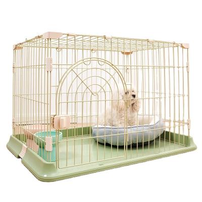 China Firm And Strong Sustainable Portable Safer Lock No Peculiar Smell Large Space Metal Establishments Dog Cage for sale