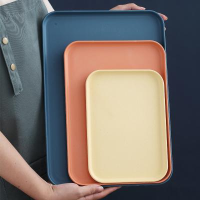 China Best Restaurant Quality Hotel Plastic Non-slip Serving Tray Fast Food Tray for sale