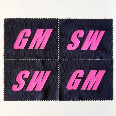 China Viable Wholesale Printed Flat Patches Garment Factory Manufacturer Custom Embossed Heat Transfer Logo Label For Clothing for sale