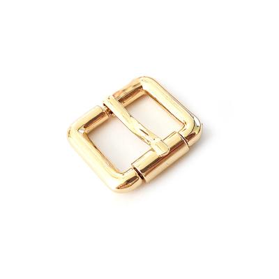 China For Jacket Metal Nickel Free Custom Manufacturer Logo Gold Adjustable Pin Buckle Garment Belt Buckle Hardware Accessories For Coat for sale