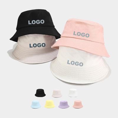 China Character JALOFUN Wholesale custom logo design bucket hat outdoor fishing designer women cotton plain cap in bulk for sale