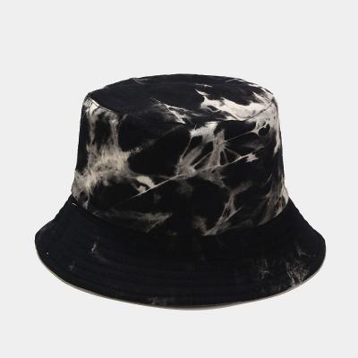 China Character Guangdong manufacturer wholesale over printed custom logo bucket hat fashion reversible hat for sale