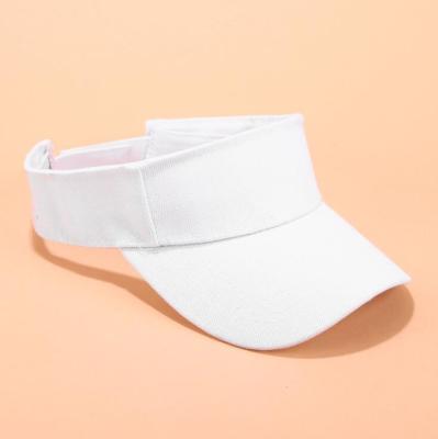 China Unisex Summer Golf Character Tennis Sport Bow Sun Visor Blank Adjustable Hat Adjustable Beach Hat for sale