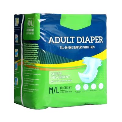 China A1 Mid Layer Incontinent Ultra Thick Plain Weave Quick Lady Disposable Tape Teen Bulk Cheap Free Sample Adult Diaper Unisex for sale