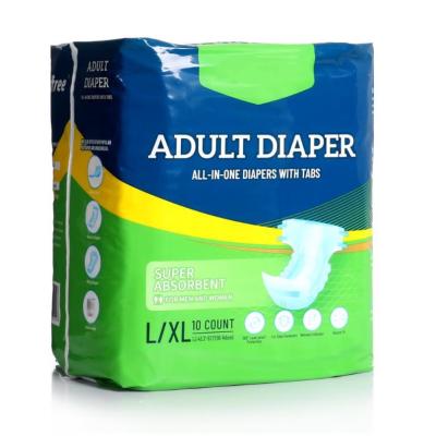 China Plain Weave Customized Adult Disposable Ladies Adult Diaper Wholesale for sale