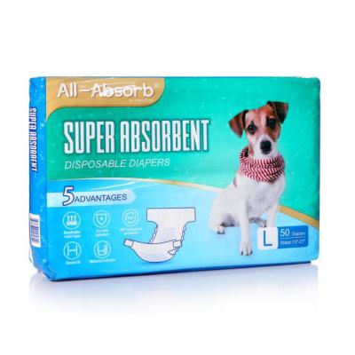 China Stocked Hot Sale Customized Disposable Cheap Diapers For Pets for sale