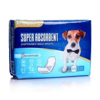 China Hot Sale Super Absorbent Stocked Diaper Disposable Diaper For Pet for sale