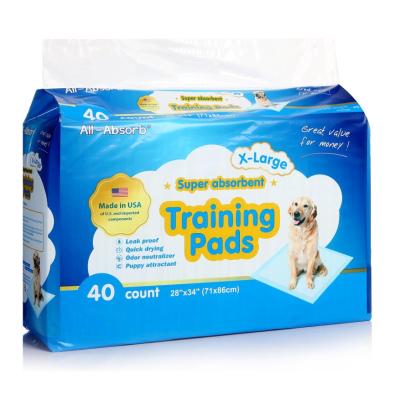 China High Quality Hot Selling Plain Weave Pet Training Urine Pad for sale