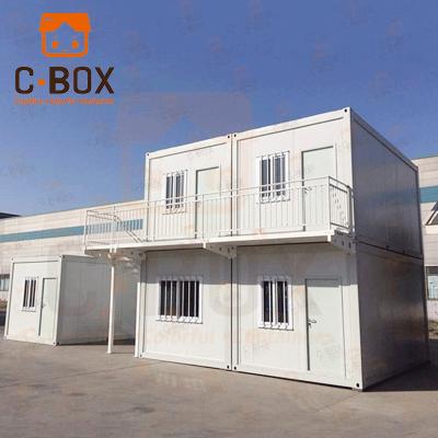 China Modern Prefab 20ft Flat Pack Office Cabin Modular Flat Pack Container House Mobile Home for sale