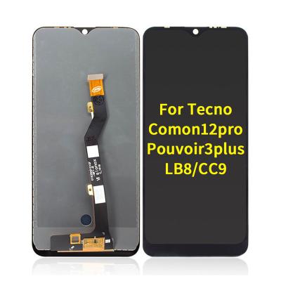 China high brightness & High Saturation Lcd For Tecno Models All Mobile Phonelcd For Tecno Lb8 LCD Touch For Tecno Cc9/Comon12Pro/Pouvoir3Plus for sale