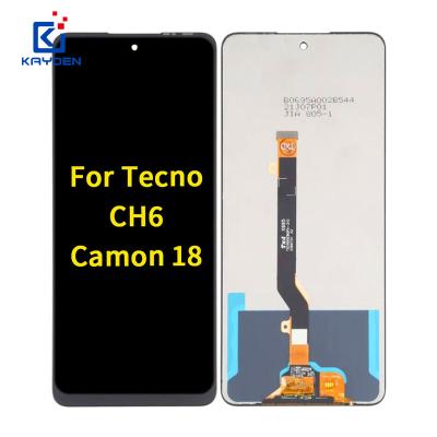 China high brightness & High Saturation Wholesale Price Mobile Phone Display Replacement LCD For Tecno Ch6/Ch7/Camon 18/Camon 18P Touch Screen for sale