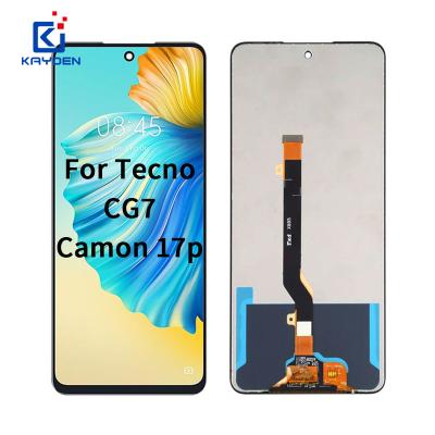 China high brightness & Best High Saturation Quality LCD For Tecno Cg7 Cg8 Touch Replacement Tela For Tecno Camon 17P / Camon 17Pro LCD Screen for sale