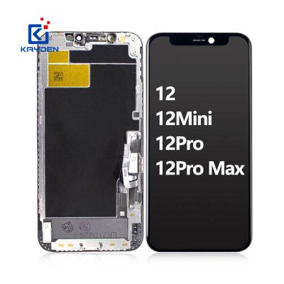 China high brightness & High Saturation Mobile Phone Lcds For Iphone 12 12Pro 12Pro Max Lcd Display Screen Quality With Digitizer Assembly Touch Screen for sale