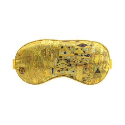 China Agriculture Klimt Eye Cover Sleep OEM Customized Silk Sleep Mask Nap 100% Silk Material Eyemask With Drawstring for sale