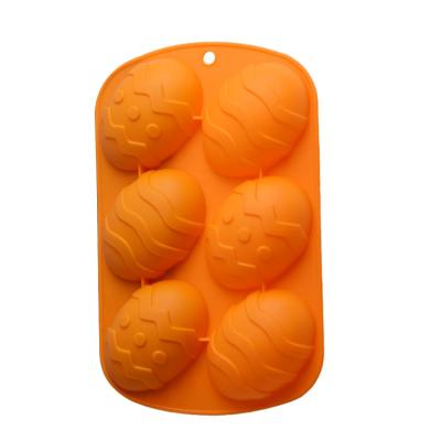 China Food Grade Silicone Egg Shaped Unique Design Durable Portable Lightweight Cake Mold Silicone Molds for sale