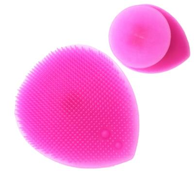 China Facial Skin Silicone Water Drop Deep Cleansing Facial Brush Soft Cleansing Pad Exfoliating Facial Scrub Massage Boils Clean Brush for sale