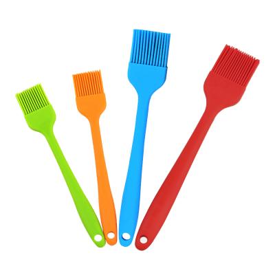 China Apply 2021 Baking Heat Resistant Kitchen Basting Barbecue Silicone Frying Oil Brush For Kitchen for sale