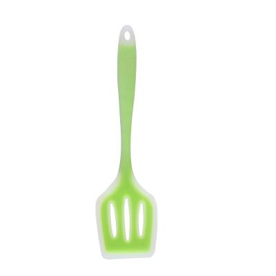 China Hot Selling Disposable Silicone Pot Shovel Heat Resistance Stick Cookware BPA Free Non Cooking Spatula for sale