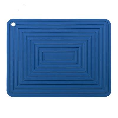 China Sustainable silicone mats, silicone pot holders for hot pan and pot pads. Heat Resistant Counter Mats For Tables, Countertops, Spoon Rest for sale