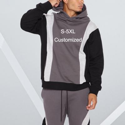 China New Arrived Thermal Casual Loose Hoodies For Men Matching 2 Piece Sets Plus Size Set for sale