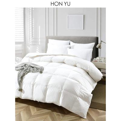 China 100% Organic 100% Cotton Shell Filling Luxury Duck Feather Full Cotton Inner Sizes Duck Feather/Queen 4 Season Duvet Insert For Bedding for sale