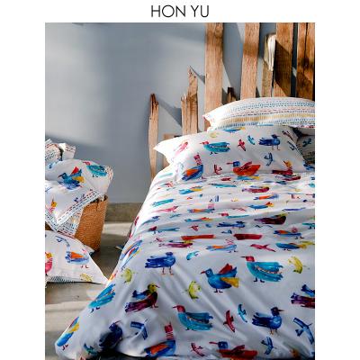 China Non-Toxic High Quality Ultra-soft Cloud Plush Size Luxury Twin Size Cartoon Printed Comforter Bedding Set For Kids for sale