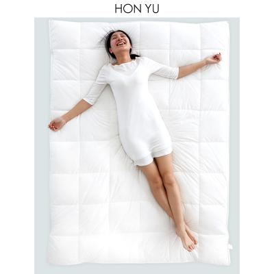 China Removable Cover MT07 Home&Hotel Used Polyester Mattress Protector / Cheap Cotton Quilted Mattress Topper for sale