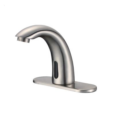 Китай Manufacturer Wholesale Cheap Sense Faucets Wall Mounted Brass Hand Free Faucet Public Automatic Sensor Faucet продается