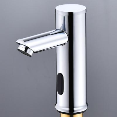 China Sense Faucets Brand Copper Water Automatic Hand Sensor Free Infrared DC 220V AC 220V Faucet for sale