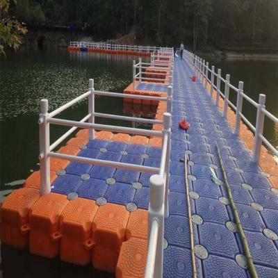 China Plastic Water Floating Pontoon Bridge Walkway Floating Pontoon Dock For Floating Platform for sale