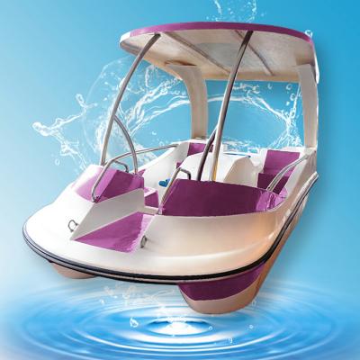 China Fiberglass Water Park Equipment 4 Person Pedal Boat M-076 for sale