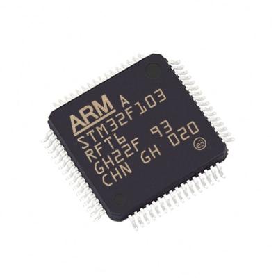 China Standard Chip Module Electronic Component STM32F103RFT6 IC Microcontroller 32 Bit Package LQFP64 for sale