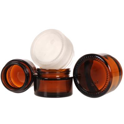 China Cosmetic Glass Jar Cream Bottle Cosmetic Container With Lid For Face Cream Lotion Balm Bottle for sale