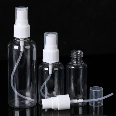 China Mini 10ml 30ml 50ml 60ml 100ml Personal Care Room Perfume Alcohol PET Fine Mist Spray Bottle for sale