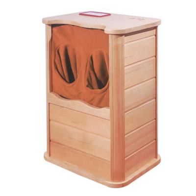 China Hot Selling Carbon Plate Crystal Hot Sale Infrared Ray Square Tub Far Portable Saunas Heating Sweated Steamer Barrel Andult Wooden Foot Bath Massage Bucket for sale