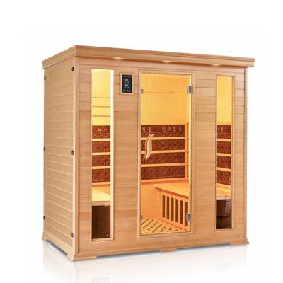 China Wooden Chamber 6 Dry People Computer Control Panel Suana Sauna Room Sauna Room for sale