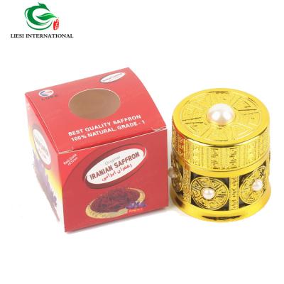 China Food Saffron Plastic Jar Saffron Packing Boxes for sale