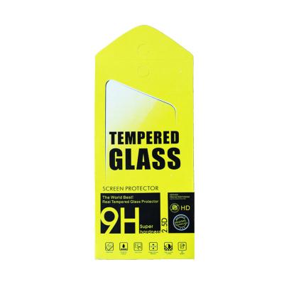 China Fashionable Package Tempered Glass Envelope Style Packing Box For Screen Protector Packing Handle Retail Paper Box for sale