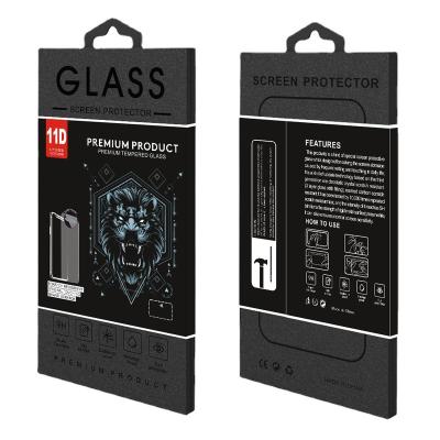 China Frosted Three-Dimensional Animal Packaging Case Screen Protector Modern Stylish Box Package And Laser Style Tempered Glass Screen Protector for sale